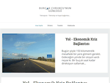 Tablet Screenshot of burcakcubukcu.com